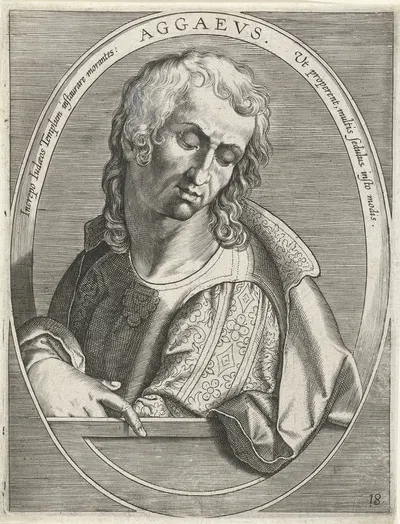 Haggai by Stradanus, 1613 — digital art print download