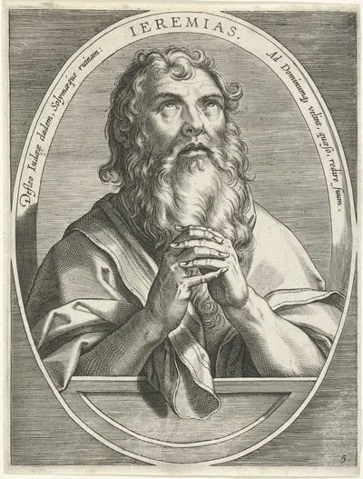 Jeremiah by Stradanus, 1613 — digital art print download