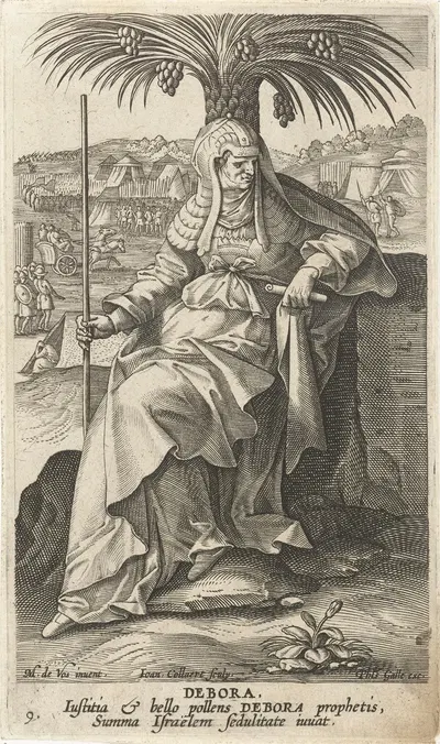 Deborah by Jan Collaert II, 1588 - 1595 — digital art print download