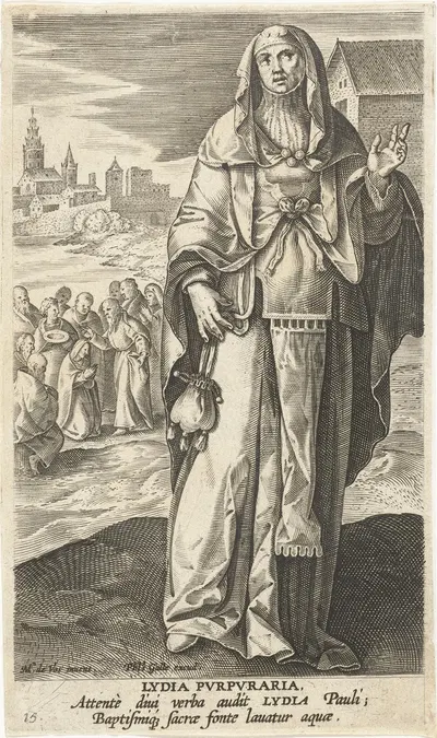 Lydia by Jan Collaert II, 1595 - 1599 — digital art print download