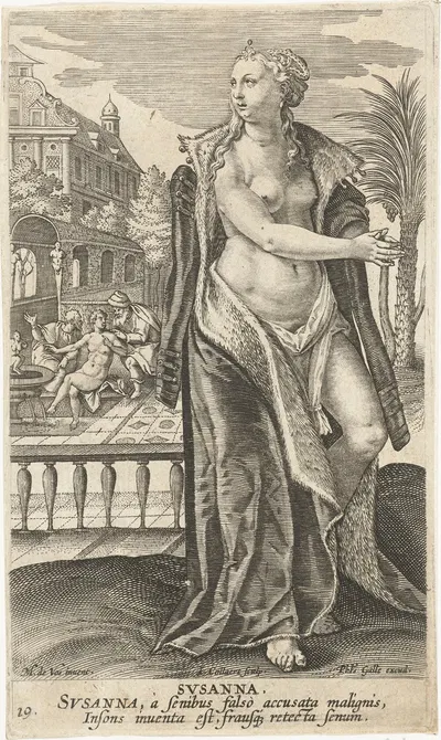 Susanna by Jan Collaert II, 1588 - 1595 — digital art print download