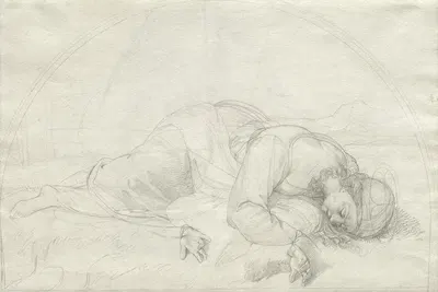 Saint Cecilia by Johann Evangelist Scheffer von Leonhardshoff, 1821 — digital art print download
