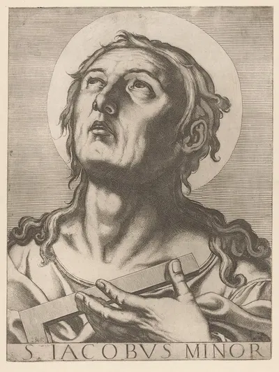 Saint James the Less by Raffaello Schiaminossi, 1606-1607 — digital art print download