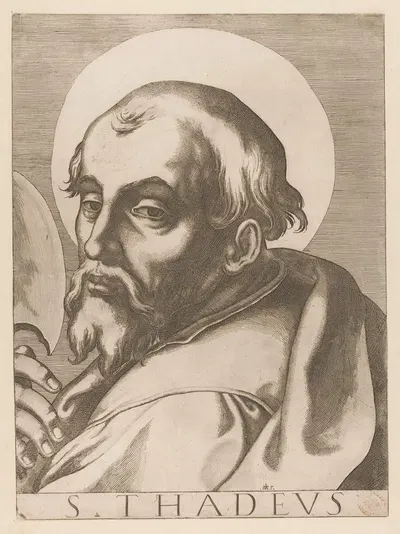 Saint Jude Taddeus by Raffaello Schiaminossi, 1606-1607 — digital art print download