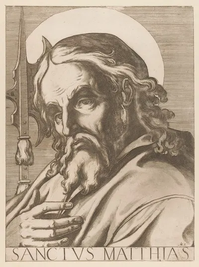 Saint Matthias by Raffaello Schiaminossi, 1606-1607 — digital art print download