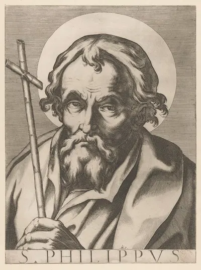 Saint Philip by Raffaello Schiaminossi, 1606-1607 — digital art print download
