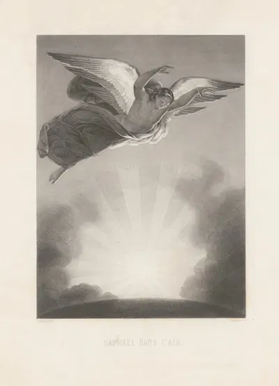 Raphael dans l'air by Alphonse de Lamartine, 1868 — digital art print download
