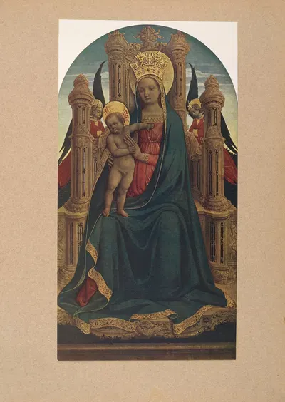 Antonio‎ ‎Vivarini,‎ ‎Madonna‎ ‎col‎ ‎Bambino by Коррадо Риччи, 1910 — digital art print download