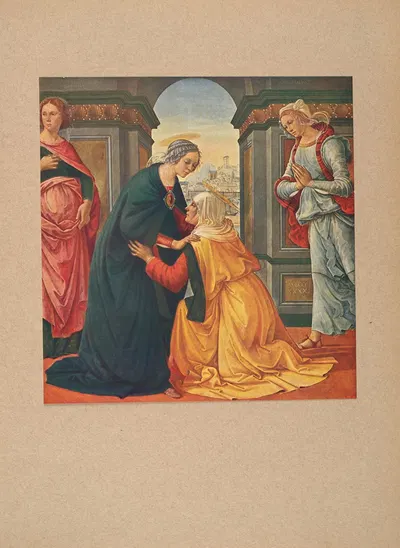 Domenico‎ ‎Ghirlandaio,‎ ‎La‎ ‎Visitatione by Коррадо Риччи, 1910 — digital art print download