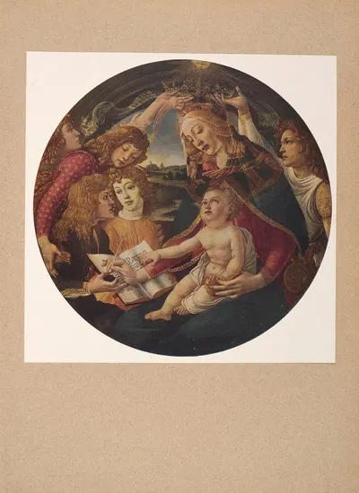Sandro‎ ‎Botticelli,‎ ‎Magnificat by Коррадо Риччи, 1910 — digital art print download