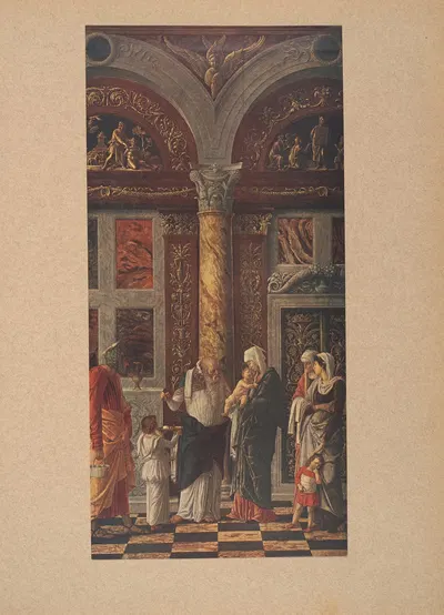 Andrea‎ ‎Mantegna,‎ ‎La Cir‎concisione di Gesù by Коррадо Риччи, 1910 — digital art print download