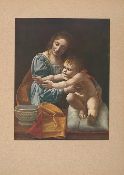 Giovanni ‎Antonio‎ ‎Boltraffio,‎ ‎Madonna‎ ‎col‎ ‎Bambino by Коррадо Риччи, 1910 — digital art print download