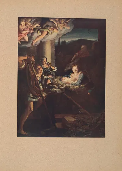 Correggio, La Notte by Corrado Ricci, 1910 — digital art print download