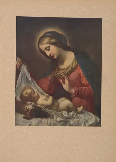 Carlo‎ ‎Dolci,‎ ‎Madonna‎ ‎col‎ ‎Bambino by Коррадо Риччи, 1910 — digital art print download