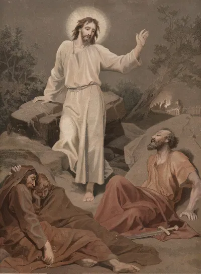 In the Garden of Gethsemane by Aller, 1904 — digital art print download