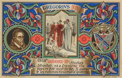 Pope Gregory XIV by Armanino, 1900 — digital art print download