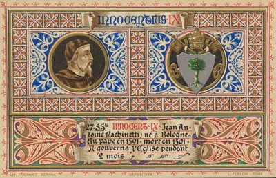 Pope Innocent IX by Armanino, 1900 — digital art print download