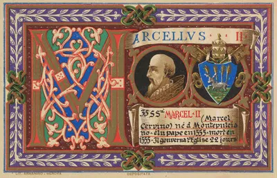 Pope Marcellinus II by Armanino, 1900 — digital art print download