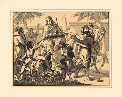 Joseph's Exaltation by Aschendorff, 1906 — digital art print download