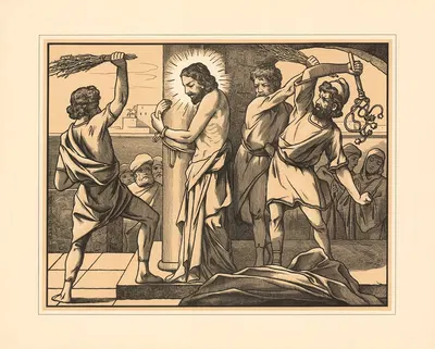 The Whipping by Aschendorff, 1906 — digital art print download