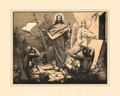 The Resurrection by Aschendorff, 1906 — digital art print download
