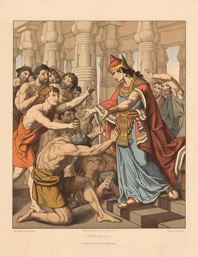 Joseph reveals himself to his brothers by Carl Ehrenberg, 1904 — digital art print download