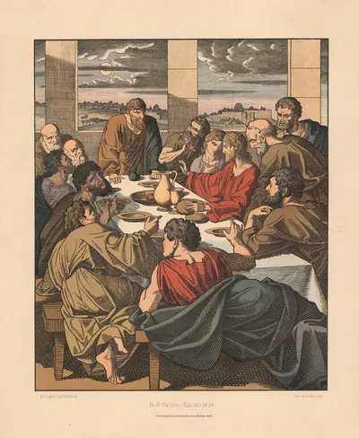 The Holy Communion by Carl Ehrenberg, 1904 — digital art print download