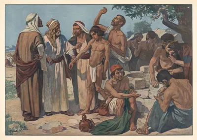 Joseph is sold by his brothers by Carl Schmauk, 1913 — digital art print download