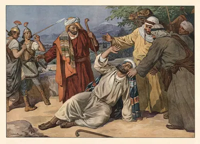 Paul outside Damascus by Carl Schmauk, 1913 — digital art print download