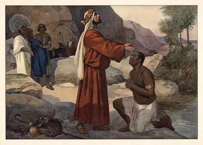 Philip's conversion by Carl Schmauk, 1913 — digital art print download
