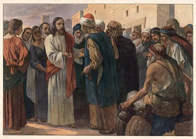 The coin of the tax by Carl Schmauk, 1910 — digital art print download