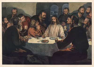 The Holy Communion by Carl Schmauk, 1908 — digital art print download