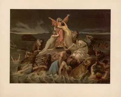 The Flood by Ernst Pessler, 1893 — digital art print download