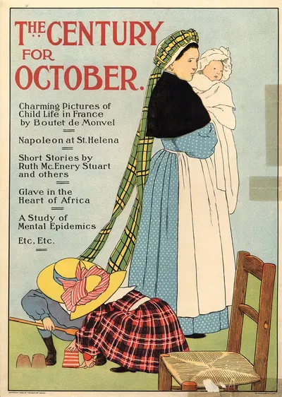 The Century For October by Луи Морис Буте де Монвель, 1896 — digital art print download