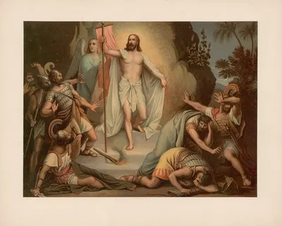 The Resurrection by Ernst Pessler, 1893 — digital art print download