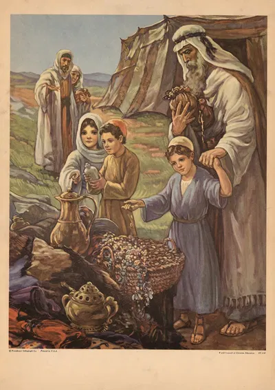 Gifts for the Tabernacle by Gebhard Fugel, 1931 — digital art print download