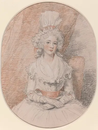 Miss Frances Beresford by Джон Хопнер — digital art print download