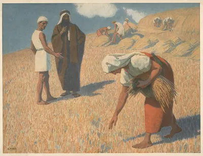 Ruth and Boas by Gebhard Fugel, 1935 — digital art print download