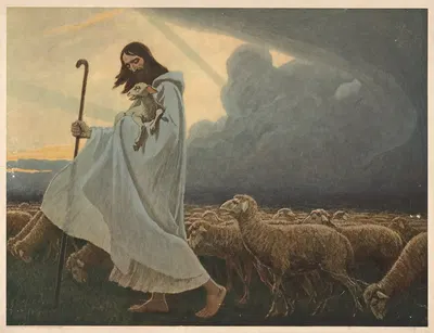 The Good Shepherd by Gebhard Fugel, 1931 — digital art print download