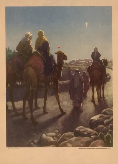 The Holy Three Kings by Gebhard Fugel, 1931 — digital art print download