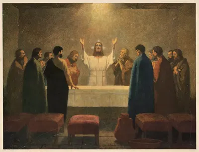 The Lord's Supper by Gebhard Fugel, 1937 — digital art print download