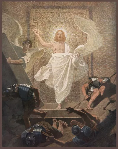 The Resurrection by Gebhard Fugel, 1911 — digital art print download