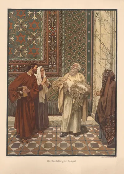 Die Darstellung im Tempel by Ганс Лиццманн, 1927 — digital art print download