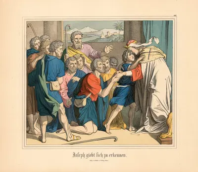 Joseph giebt sich zu erkennen by Johann Nepomuk Heinemann — digital art print download