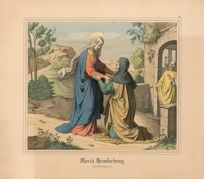 Mariä Heimsuchung by Johann Nepomuk Heinemann — digital art print download