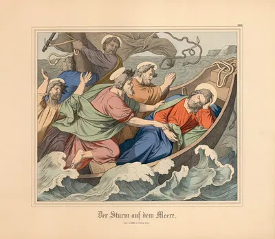 Der Sturm auf dem Meere by Johann Nepomuk Heinemann — digital art print download