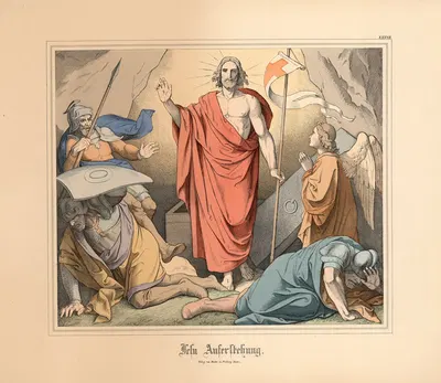 Jesu Auferstehung by Johann Nepomuk Heinemann — digital art print download