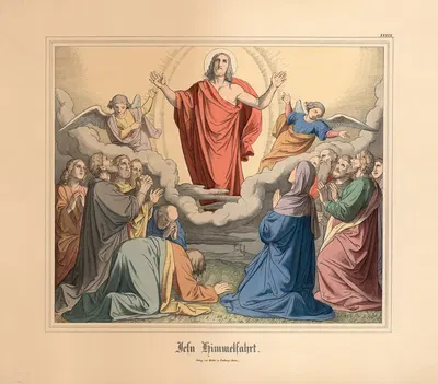 Jesu Himmelfahrt by Johann Nepomuk Heinemann — digital art print download