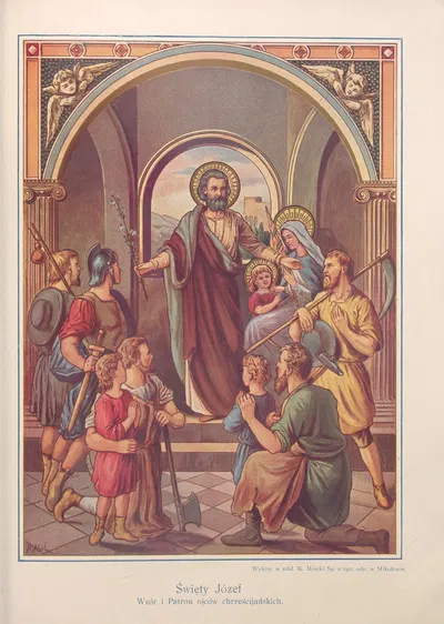 Święty‎ ‎Józef by Otto Bitschnau, 1912 — digital art print download