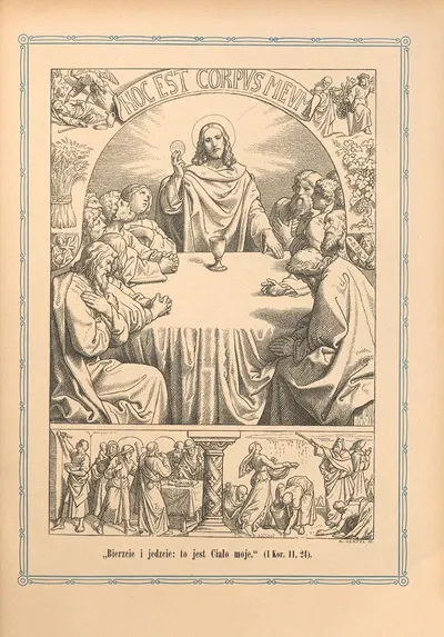 Bierzcie i jedzcie; to jest Ciało moje by Otto Bitschnau, 1912 — digital art print download